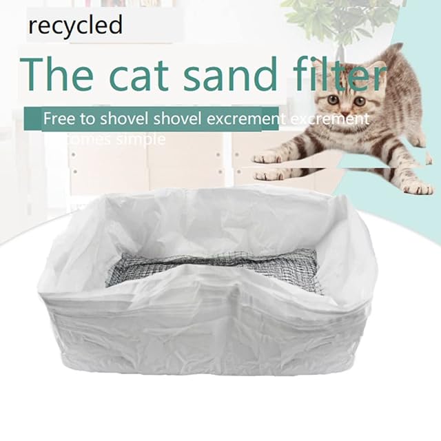 Foto 2 de 7 de Junterone 10 filtros reutilizables para manos de gatos, forros de excrementos, mascotas
