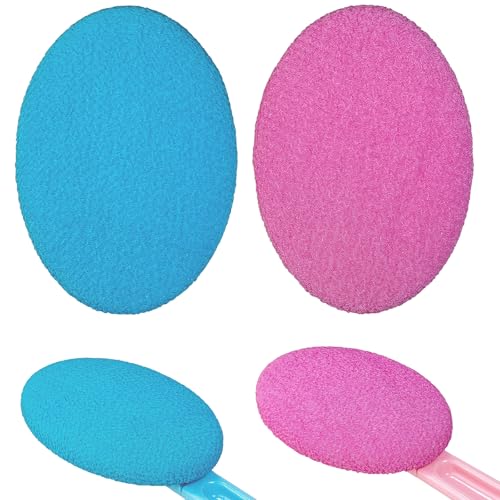 2 Pcs Lotion Applicator Pads - Washable & Reusable Replacement Pads for Eyxformula Lotion Applicators for Back, Leg, Feet - Entire Body Skin Care Tools