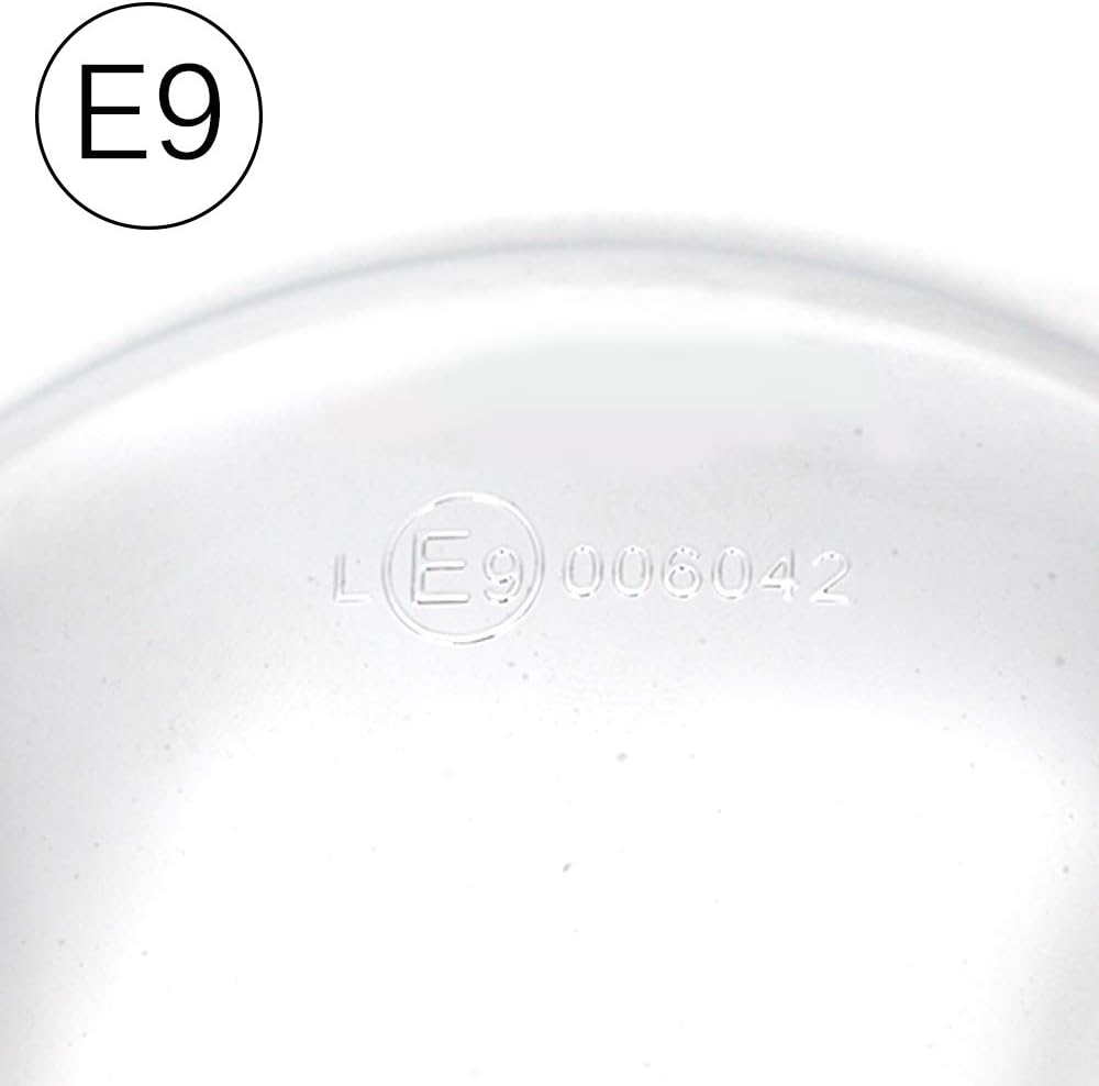 E-MARK Motorcycle Rear View Mirror 4" Handlebar Round OEM Chrome with 8mm Bolt, Compatible with Vespa Primavera 50 125 150 Elettrica chrome CM182101 CM82101 CM261901