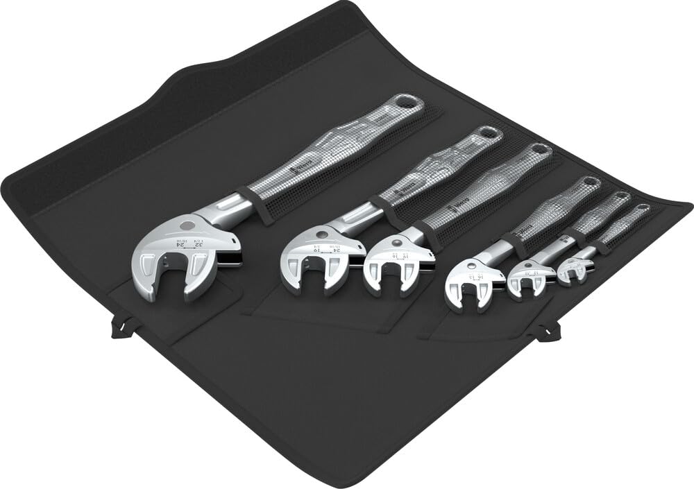 Wera 6004 Joker 6 Set 1 Set di chiavi autoregolabili, 6 pezzi