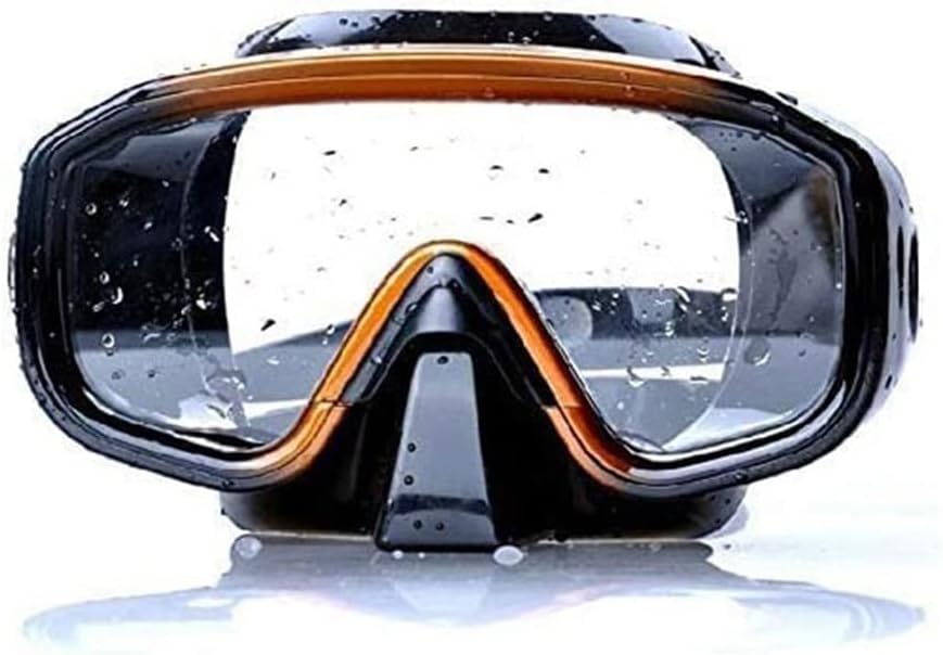 Diving Mask, Diving Goggles Snorkel Set for Adults and Youth, Panoramic View Anti-Fog Lens Anti-Leak Snorkel Gear, Goggle for Swimming Snorkeling Mask and Scuba Diving Mask