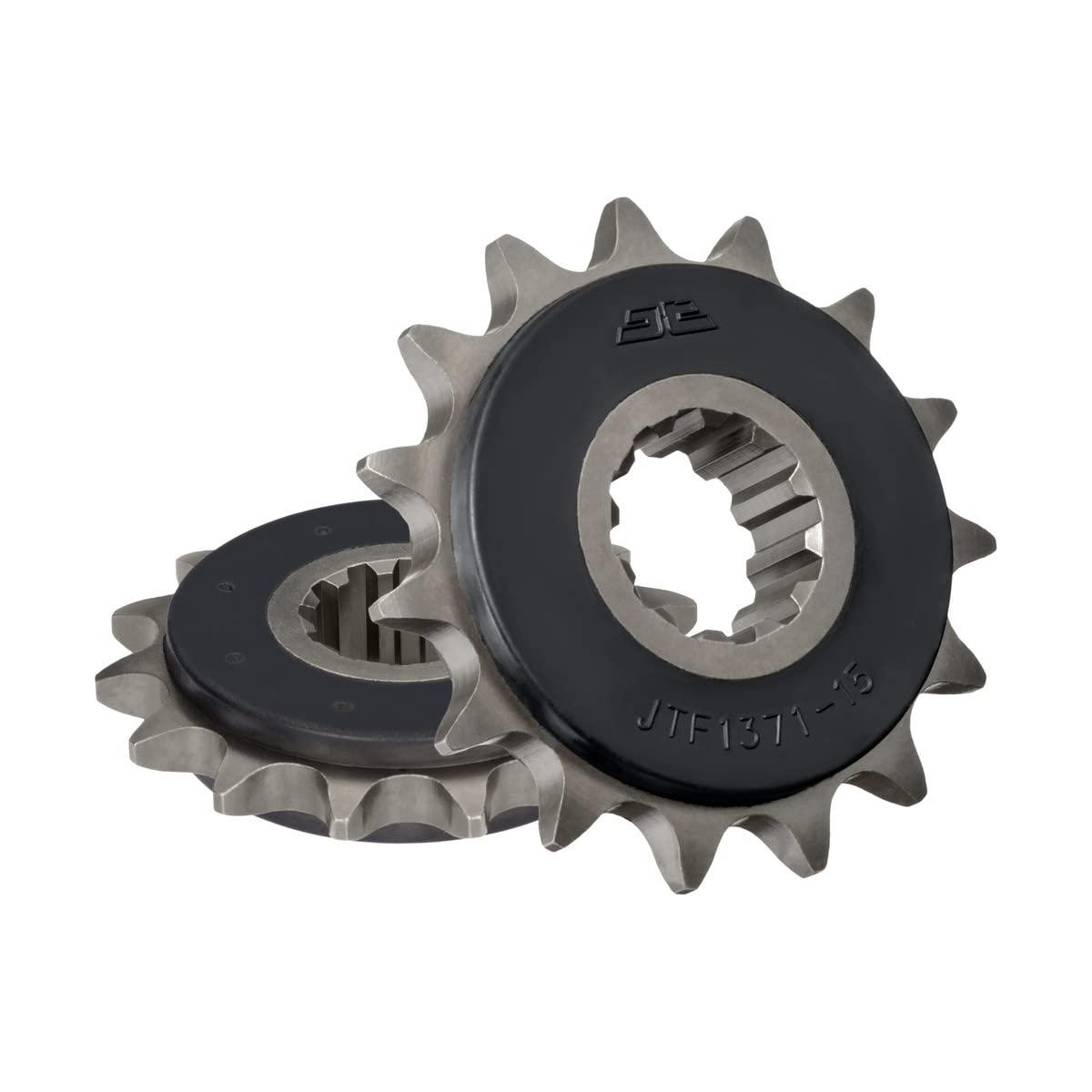 JT JTF1371.15RB Pignone Silenziato 15 Denti Passo 525 Gommato - Diam.Int. 24/28