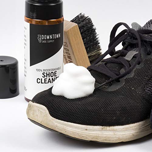 Sneaker Cleaning Kit - Foaming Top 5.1oz All-In-One Natural Cleaning Solution - Works on Suede, White Shoes, Golf Shoes, Canvas, Rubber and soles