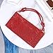Covelin Womens Fashion Shiny Diamond Handbag Tote Shoulder Evening Bag Red