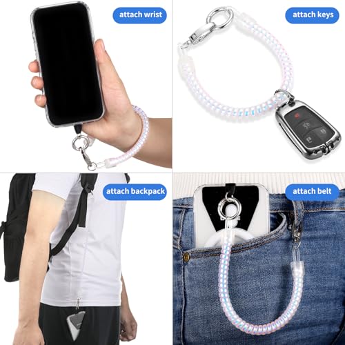 Patchs de téléphone adhésifs et cordon d'attache universel pour smartphone - 5