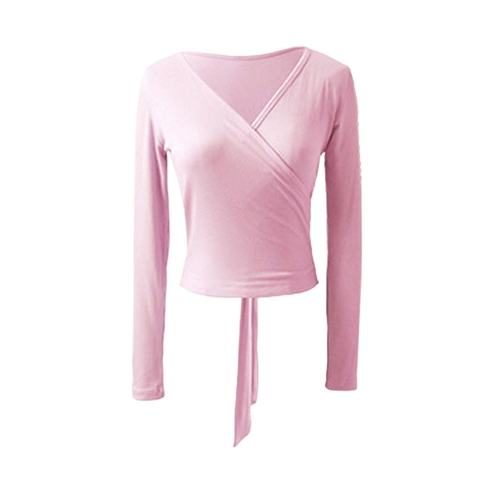 Scaldacuore Avvolgente Maniche Lunghe Per Danza Classica - Top In Cotone Per Bambine E Ragazze (Rosa Viola, Taglie Dalla Bambina Alla XXL Adulto)
