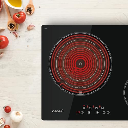 Cata | Placa de inducción | Modelo TT 5003/G | 3 Zonas de Cocción | Placa con 9 Niveles de Potencia Regulables + Booster | Ancho de 59cm | Acabado en Color Negro - imagen 5