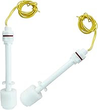 Piutouyar 2 Pack PP Plastic Float Switch, Water Pump Tank Liquid Water Level Sensor