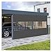FLSXC Außenvorhänge Pavillons Balkonvorhänge Durchsichtige Pergola-Seitenwände, Widerstehen Sie Starkem Wind/Kalter Luft (Color : A, Size : 3.28x3.28ft/1x1m)