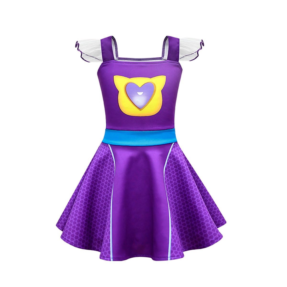 AGRIBAZAAR Cute Flutter Sleeve Dress Daily School Outfits for 3-8 Years