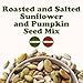 Food to Live Dry Roasted Sunflower and Pumpkin Seed Mix with Himalayan Salt, 8 Ounces – Oven Roasted, Lightly Salted, No Oil, Rich in Protein, Perfect for Baking and Salads, Vegan, Kosher, Bulk
