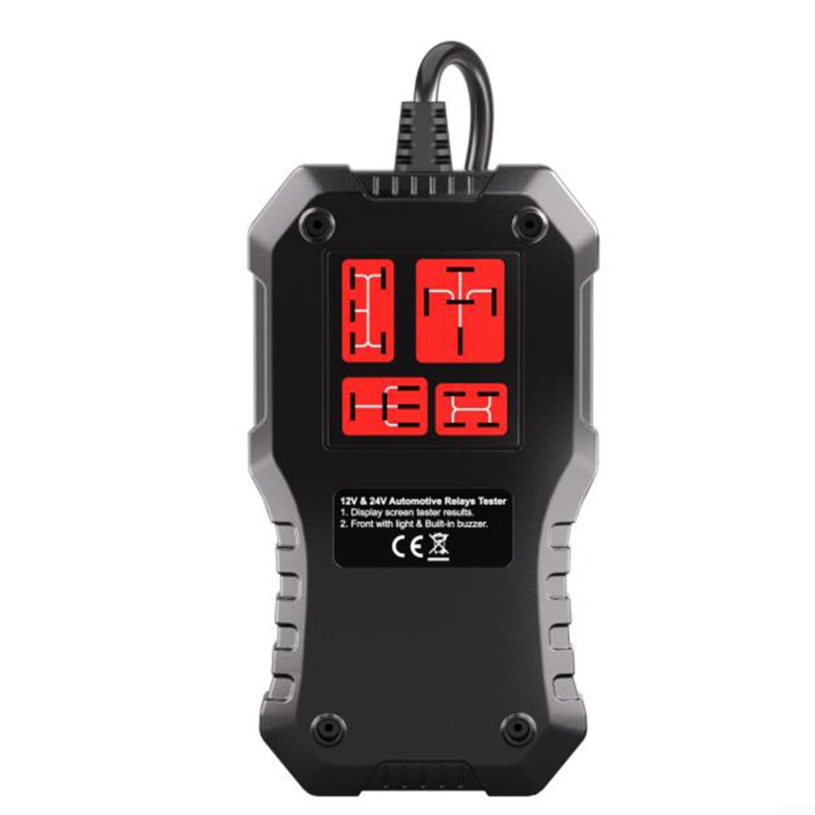 2in1 Auto Tester und Relais Tester 12V-24V Prüfen für LiFePO4 Starter Lichtmaschine Diagnose