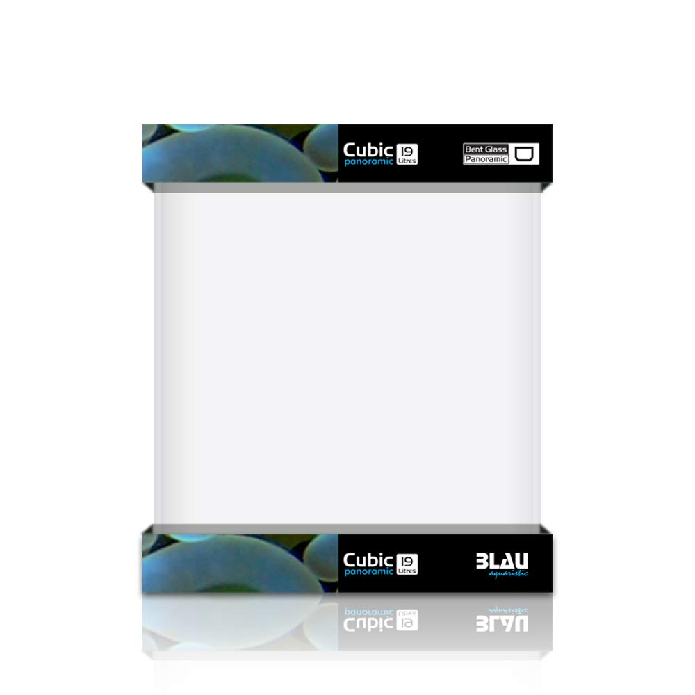 Blau Aquaristic Cubic Panoramic 25X25X30 Cm 19 litros 4800 g, 1 Unidad