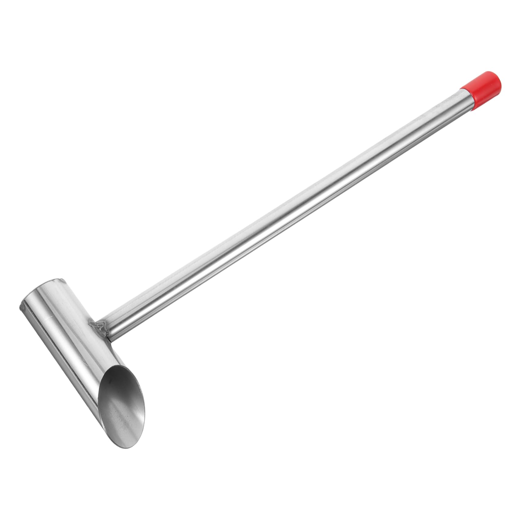 OKUMEYR Convenient Marshmallow Sugar Scooper Stainless Steel Long Handle Scoop for Kitchen Bars and Supermarkets Easy to Clean Reusable Sugar Scoop for Candy Machine Random Color