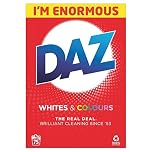 Daz Whites & Colours 75 Washes - Powder - 5.24kg - Unscented - Fragrance Free