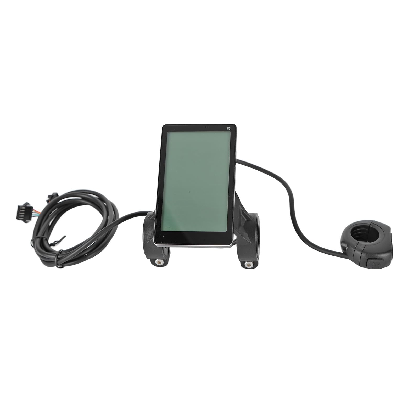 Tbest Panneau ABS pour Vélo électrique M5, écran LCD, Indicateur de Vitesse/Batterie/Puissance pour Modification de Scooter de Vélo électrique, Montage 31.8mm/22.2mm