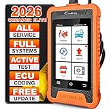 LAUNCH X431 Creader Elite OBDII Scanner for GM Vehicles, Full-System Bi-Directional Diagnostic Tool for Buick/Chevrolet/Cadillac/GMC, All Reset Service Code Reader, Lifetime Updated