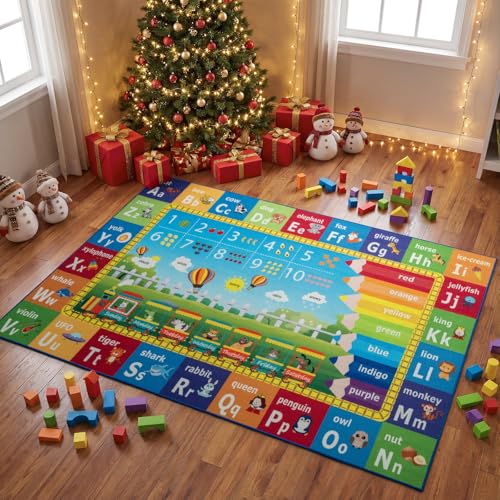 Unirea 8x10 Kids Rug ABC Alphabet