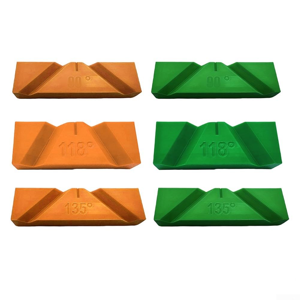 Schärfen Sie Bohrer auf Werkswinkel mit dieser Präzisionsvorrichtung, kompatibel mit den meisten Standard-Schleifern für konsistente Ergebnisse (grün 118°)