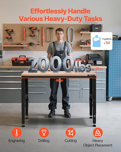 Mesa de trabajo Husky Marca VEVOR (2)