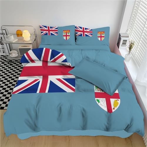 Housse de couette 140x200 drapeau du Bhoutan en microfibre ado
