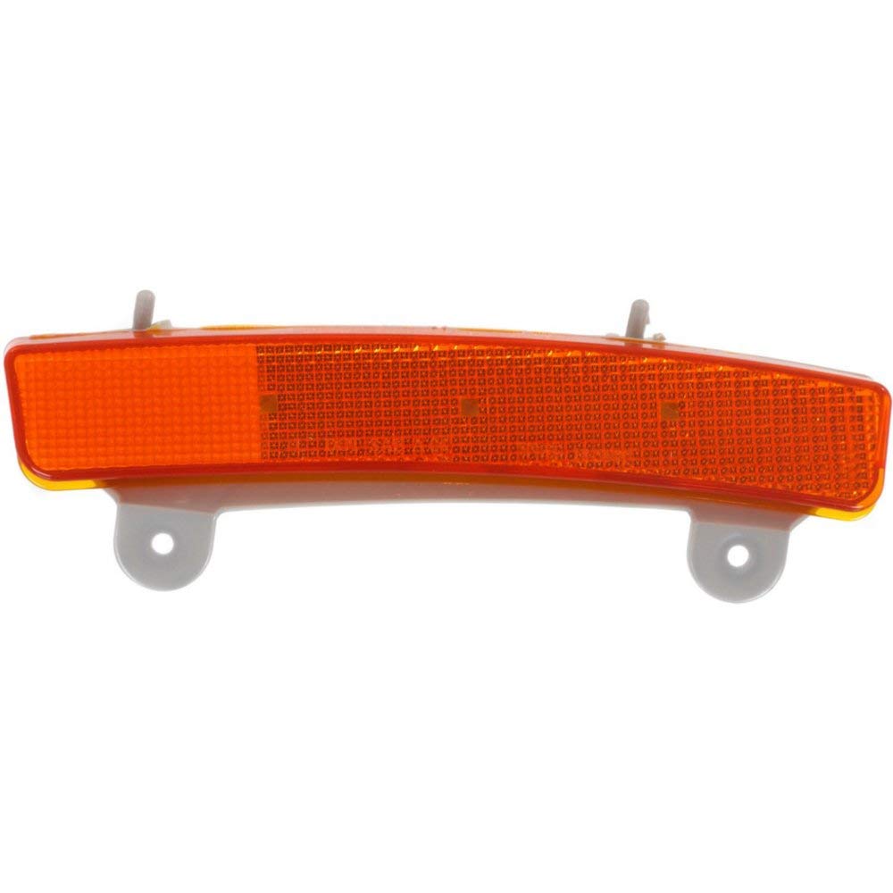 Evan Fischer Bumper Reflector Set Compatible With 2003-2005 Nissan 350Z NI2557101 NI2556101 Front