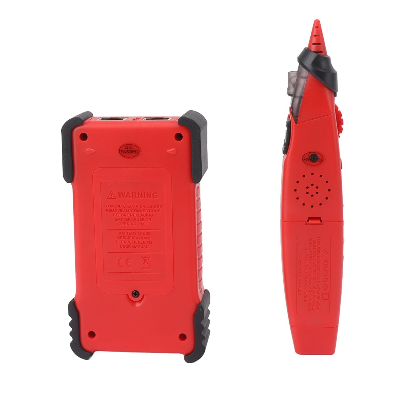 Hyuduo Tester per Cavi di Rete 2 in 1, Multimetro Digitale con Schermo LCD, Misurazione della Lunghezza del Cavo di 600 M, Mappatura e Tracciamento dei Cavi per i Tecnici della Telefonica di Rete