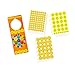 Hygloss Emotion Stickers - 1/2-Inch Emoticon Sticker Yellow – 2000 Pieces (80 Per Sheet, 25 Sheets) - Emotion Sticker for Kids - Feelings Mood - Bulk Smiley Face for Journaling & Crafts
