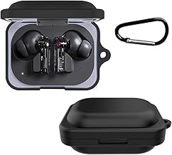 Lemxiee Cover pour Nothing Ear (a) Coque,Coque en Silicone Antichoc pour Nothing Ear (a) Case -Noir