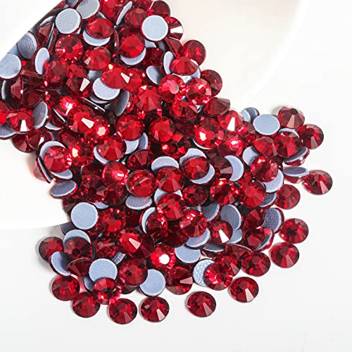 Beadsland Hotfix Rhinestones, 2880pcs Flatback Crystal Rhinestones for Crafts Clothes DIY Decorations,Siam, SS6, 1.9-2.1mm - Image 2