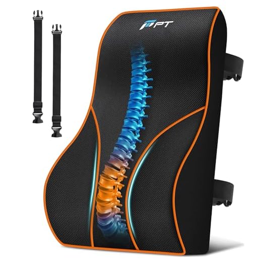 POOTACK Lombare Sedia Ufficio, Cuscino Ergonomico in Memory Foam, Cuscino Lombare Auto, Cuscino Lombare Auto, Supporto Schiena Sedia Gaming e poltrona reclinabile migliora la zona di comfort lombare