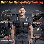 Suteck Adjustable Weighted Vest for Men, Rucking Vest for Walking & Running - Image 5