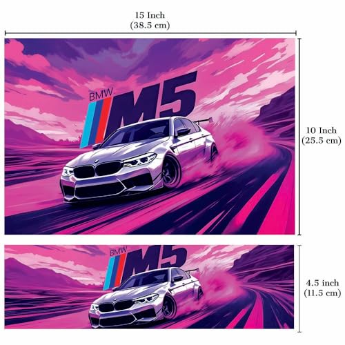 Image of Full Laptop Skin Stickers HD Quality Sticker for Laptops Upto 15.6 inch (Dustproof|Waterproof|Scratchproof|Reusable) - AY BMWM5 FL1