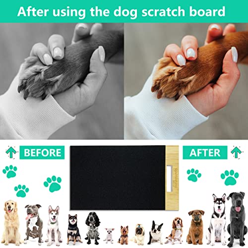 Sysmashing Dog Scratch Board For Nails,Calming Nail Care,Dog Scratch Pad For Nails,Stress Free Dog Nail Scratch Board For Dog,Clippers,Or Trimmers,Dog Nail File Board,Dog Scratch Mat. #TOP4