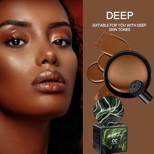 CC Cream Foundation for Older Women Moisturizing Concealer Dark Brown — view 2