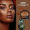Mushroom Head Air Cushion CC Cream - Tattoo Cover up BB Cream Foundation Makeup Moisturizing Concealer Long-Lasting, Cushion Foundation Full Coverage Self Adjusting (Dark Brown)