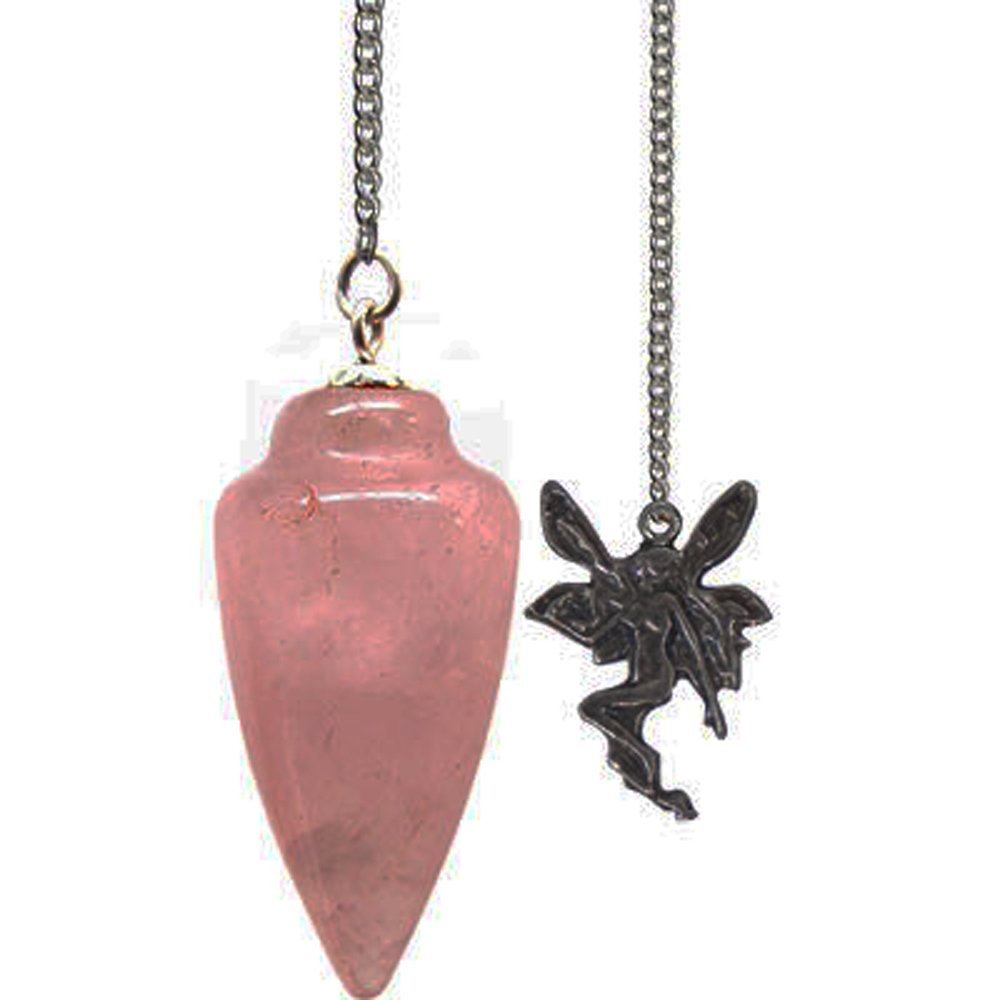 Kheops InternationalKheops International - Pendulum with Fairy Curved Rose Quartz
