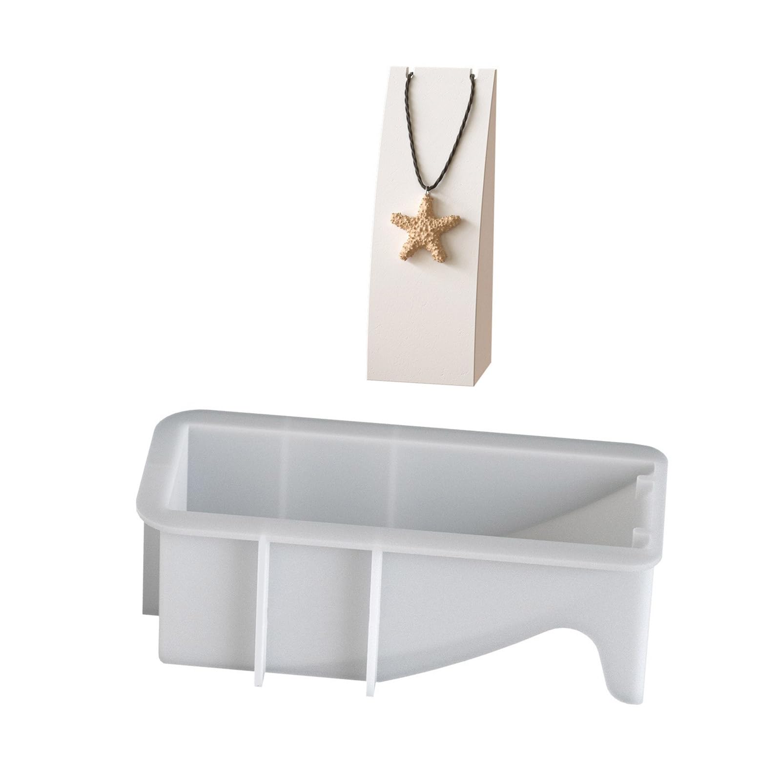 Qsvbeeqj A Silicone Crafting For Necklace Holders Romatherapys Decorations Resin Casting Jewelry Displays Silicone Jewelry