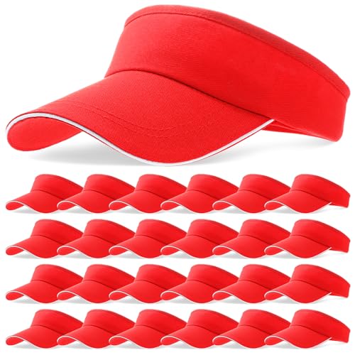 Chapeaux de soleil pour la plage et le golf Bonuci lot de 24 casquettes été unisexes