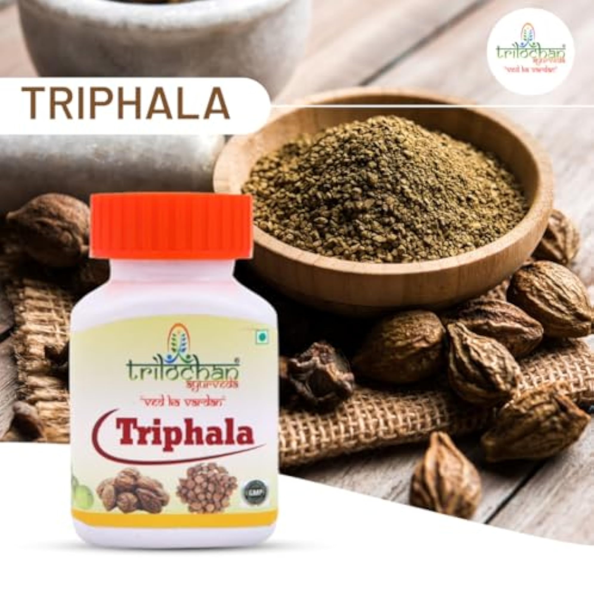 Trilochan Triphala Capsules for Digestion & Immunity