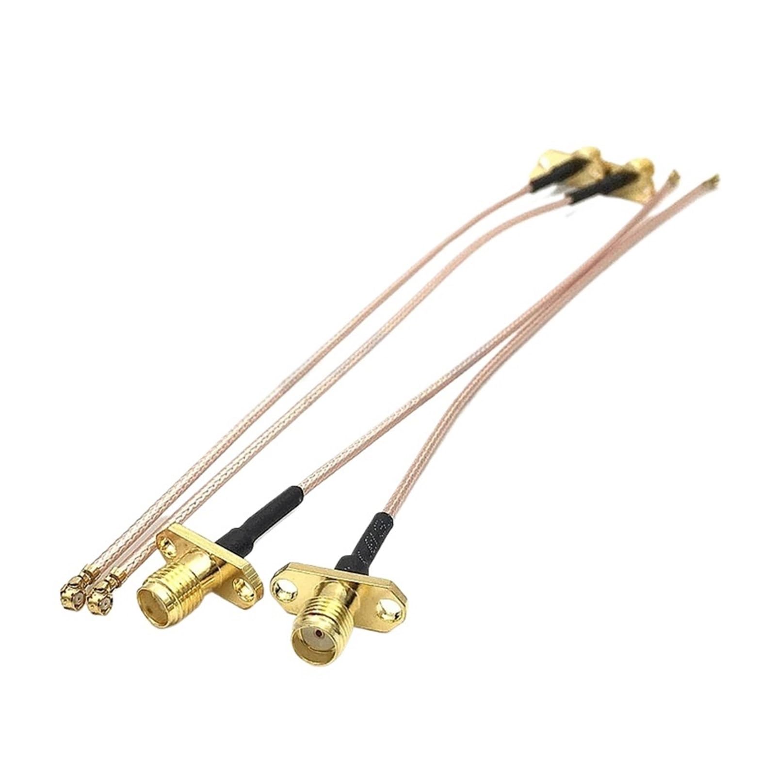 Adattatore IPEX A SMA Per Cavo RG178 Con Flangia A Doppio Foro Da 10 Pezzi