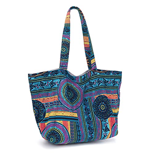 Bolso Hippie Tote Grande OPQRSTU para Mujer miniatura 3