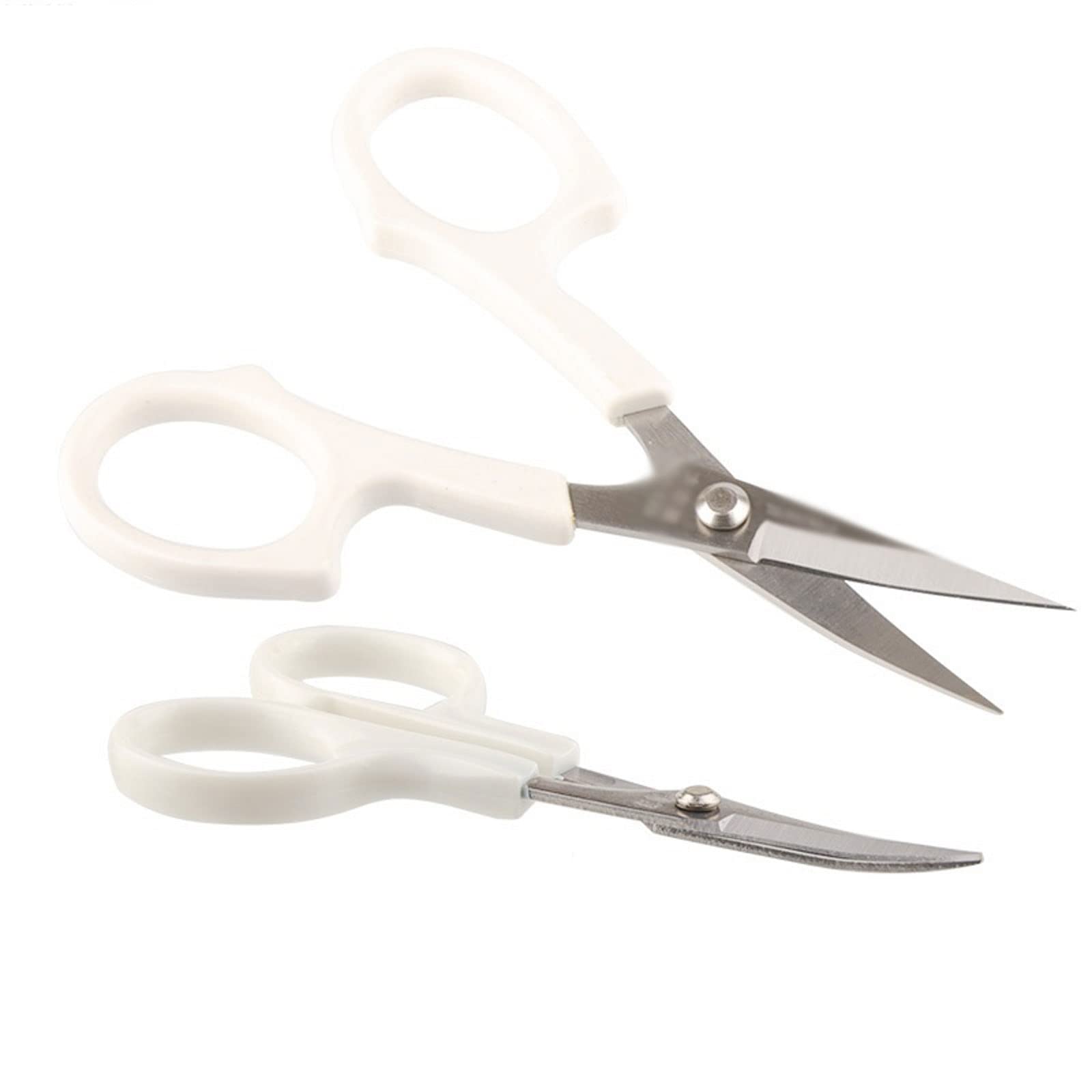 Tijeras Curvas para Bordado, Tijeras con Cabezal de Corte para Costura, Herramientas de Tijera de Sastre para Punto de Cruz de Tela