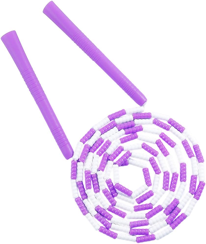 Childrens Training Jump Rope With Bright Beads Patterns Safe Grip Junior Exercise Skipping For Fitness Safe Children’s Exercise