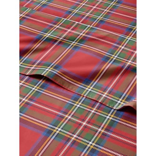 Twin Christmas Trees Sheet Set - Holiday Xmas Pattern Bedding Set - Deep Pockets - Snug Fit - 3 Piece - Wrinkle Free & Easy Care - Comfy Festive Winter - Holiday Sheets for Women, Men, Kids