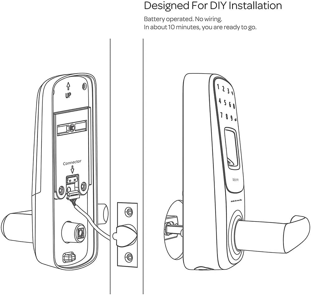 Prоduсt Dеаl ULTRALOQ UL3 Fingerprint Door Lock (Aged Bronze), 3-in-1 Keyless Entry Door Lock with Keypad and Biometric Fingerprint ID, Electronic Lever Lock Latch Edition