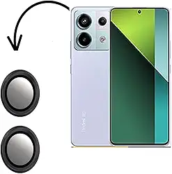 Película da Câmera Lisa (Kit 02 Pç) Câmera Lente Para Xiaomi Redmi Note 13 Pro 5G