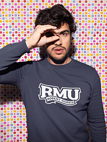 CreateMyTee | Robert Morris RMU 1 Color Crewneck Sweatshirt3