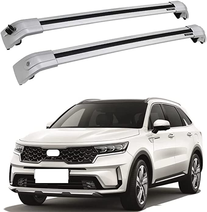 2 szt. Bagażnik dachowy do samochodu Kia Sorento III/Prime 2020 2021 2022+, aluminiowy bagażnik dachowy poprzeczny bagażnik samochodowy
