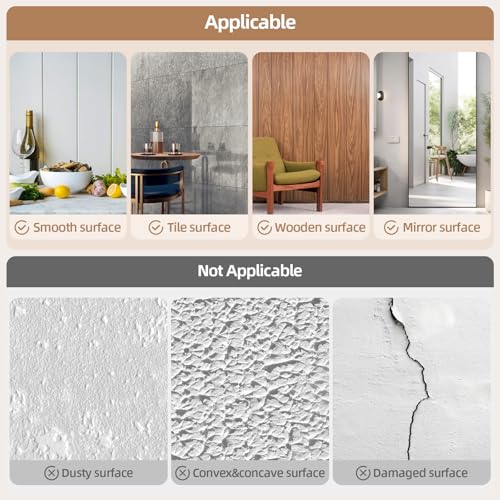 Papier peint autocollant imperméable et repositionnable aspect lin beige - 8